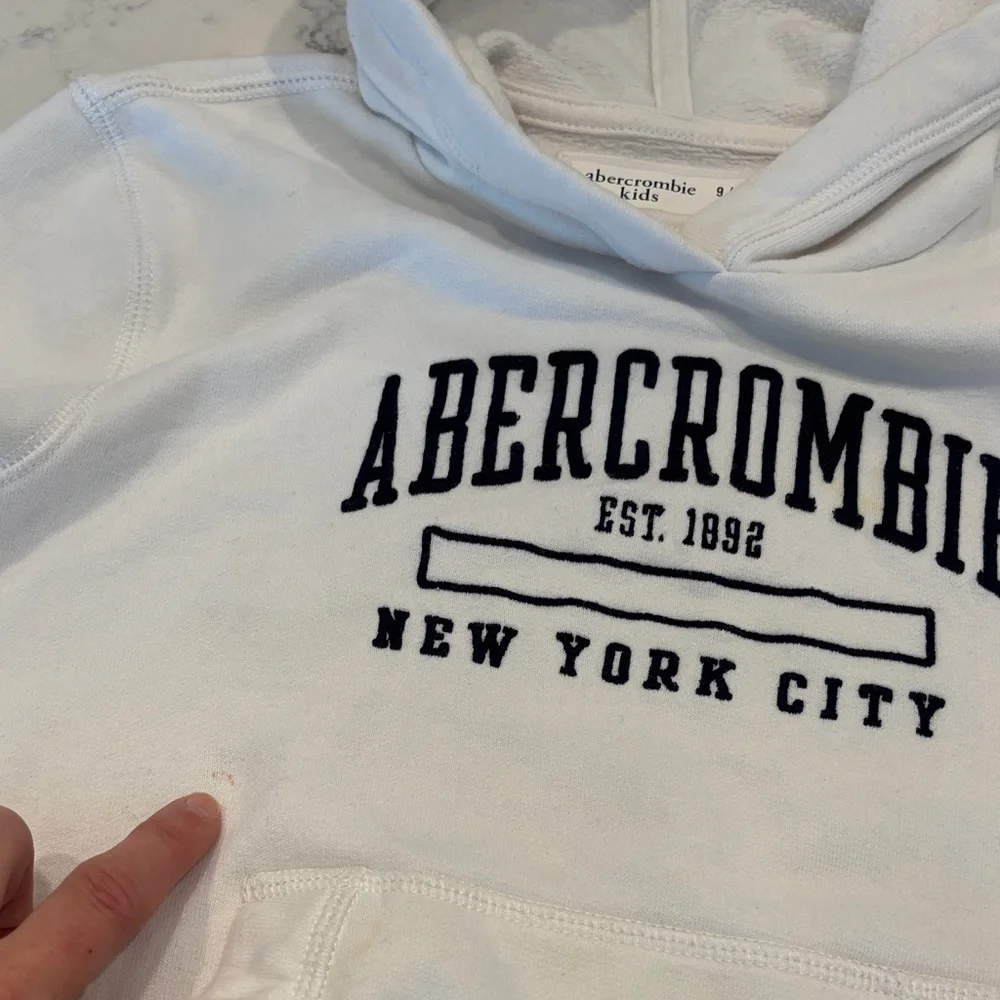 Abercrombie Kids Soft White Pullover